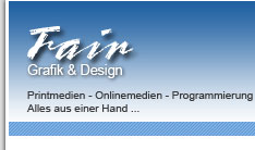 Logo Fair Grafik & Design  |  Printmedien - Onlinemedien - Programmierung